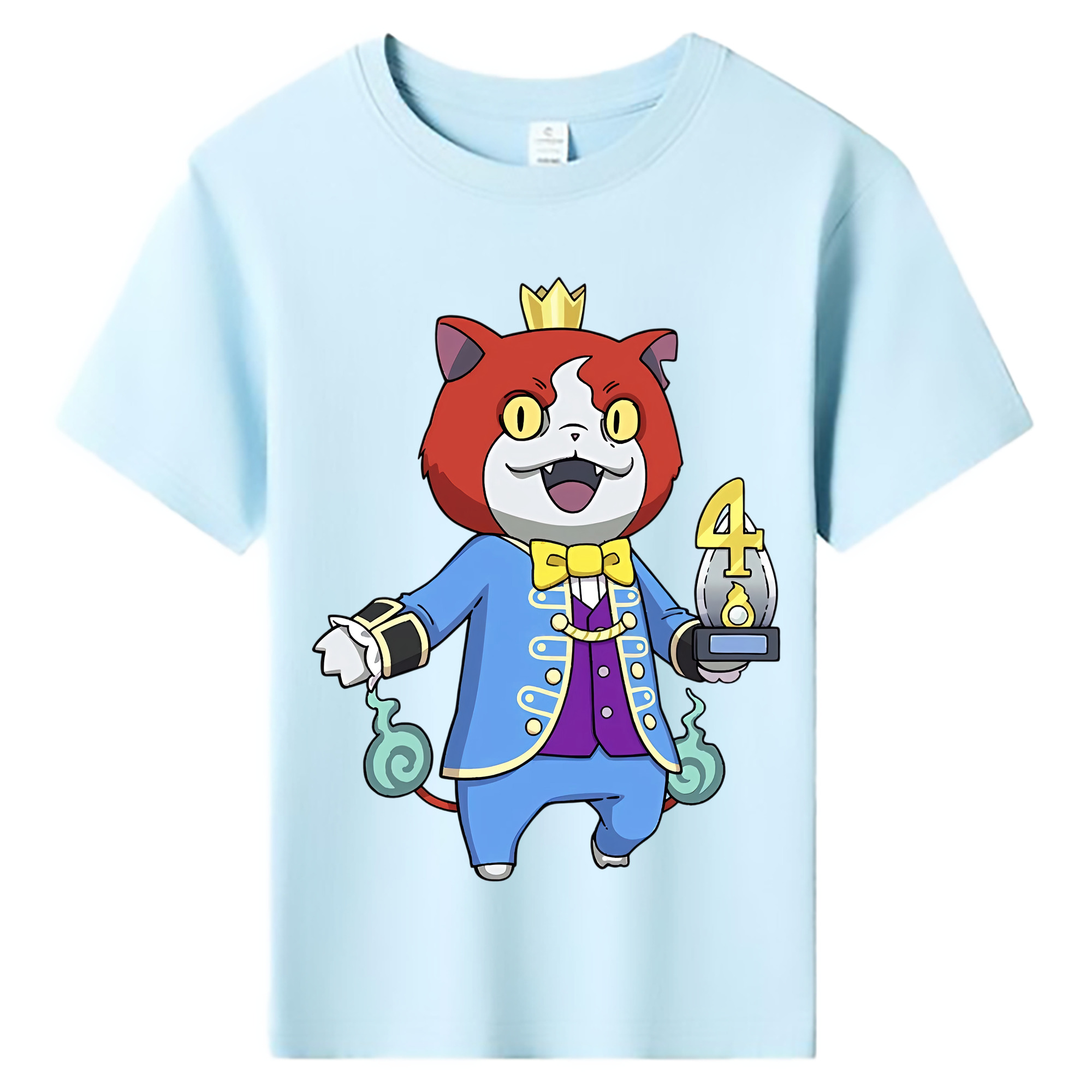 （画像用） 妖怪ウォッチ Yo-kai Watch 綿100％キッズTシャツ（フロントプリント）